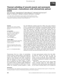 Báo cáo khoa học: Thermal unfolding of smooth muscle and nonmuscle tropomyosin a-homodimers with alternatively spliced exons