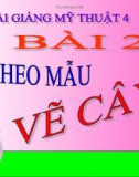 Bài giảng Vẽ theo mẫu: Vẽ cây - Mỹ thuật 4 - GV.Trần Mai Anh