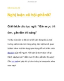 Kiến thức lớp 12 Nghị luận xã hội-phần97