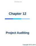 Lecture Project management: A managerial approach – Chapter 12: Project auditing