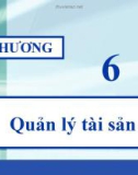 Chương 6 : Lý thuyết quản trị tài sản - Ths Đỗ Hồng Nhung