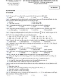 Đáp án và đề thi tốt nghiệp THPT năm 2011 môn Sinh - Hệ giáo dục thường xuyên ( Mã đề 547)