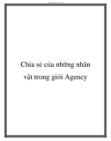 Chia sẻ của những nhân vật trong giới Agency