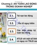 Bài giảng An toàn và vệ sinh lao động (Safety - Heathl at work) - Chương 2: An toàn lao động trong doanh nghiệp