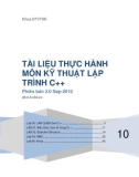 Tài liệu thực hành môn Kỹ thuật lập trình C++