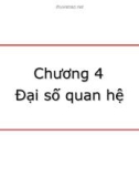 Chapter 4: Đại số quan hệ