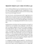 NGUỒN NHÂN LỰC CHO TƯƠNG LAI