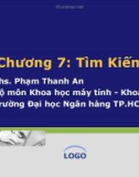 Bài giảng Cấu trúc dữ liệu và giải thuật: Chương 7 - ThS. Phạm Thanh An