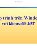 Bài giảng: Lập trình trên Windows với Microsoft® .NET