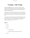 Vovinam - Việt Võ Đạo