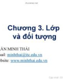 Bài giảng Lập trình hướng đối tượng (Dùng C#): Chương 3 - Trần Minh Thái