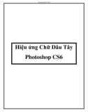 Hiệu ứng Chữ Dâu Tây Photoshop CS6