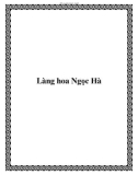 Làng hoa Ngọc Hà