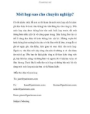 Mời họp sao cho chuyên nghiệp?