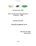 Tài liệu tập huấn theo dõi và giám sát dự án: Thúc đẩy mô hình cộng đồng quản lý tại Việt Nam - PCMM