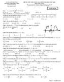 Đề thi thử Quốc gia lần 2 năm 2018 môn Toán - THPT Trần Phú - Mã đề 284