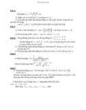 Đề Thi Thử Đại Học Khối A, A1, B, D Toán 2013 - Phần 21 - Đề 20