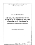 Biên soạn tài liệu truyền thông về các laoi5 hải sản độc hại có thể gây chết người ở Khánh Hòa