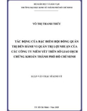 Luận văn Thạc sĩ Kinh tế: Tác động của đặc điểm hội đồng quản trị đến hành vi quản trị lợi nhuận của các công ty niêm yết trên Sở Giao dịch chứng khoán thành phố Hồ Chí Minh