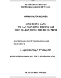 Luận văn Thạc sĩ Kinh tế: Kinh doanh vàng tại các ngân hàng thương mại trên địa bàn thành phố Hồ Chí Minh