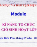 Kỹ năng tổ chức giờ sinh hoạt lớp