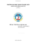 Đề tài: Chế độ trợ cấp thai sản