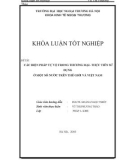 Khoá luận tốt nghiệp: Các biện pháp tự vệ trong thương mại quốc tế - Thực tiễn sử dụng ở một số nước trên thế giới và Việt Nam