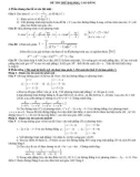Đề Thi Thử Đại Học Khối A, A1, B, D Toán 2013 - Phần 37 - Đề 7 (có đáp án)