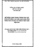 đề tài: mở rộng cạnh tranh trong khu vực công để nâng cao hiệu quả cung ứng hàng hóa và dịch vụ ờ VN hiện nay