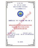 Khóa luận tốt nghiệp Tài chính Ngân hàng: Mối quan hệ giữa chỉ số giá giao ngay VN30 và giá hợp đồng tương lai VN30 tại thị trường Việt Nam