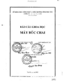 Báo cáo khoa học máy bốc chai