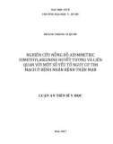 Luận án tiến sĩ Y học: Nghiên cứu nồng độ asymmetric dimethylarginine huyết tương và liên quan với một số yếu tố nguy cơ tim mạch ở bệnh nhân bệnh thận mạn