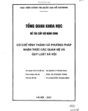 Tổng quan khoa học đề tài cấp bộ năm 2006: Cơ chế hình thành và phương pháp nhận thức các quan hệ và quy luật xã hội