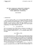 Báo cáo toán học: On the Carleman resolvent estimate of Schroedinger type operator with arbitrary potential 