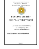 Đề cương chi tiết học phần Nguyên lý kế toán - Ths. Nguyễn Thị Xuân