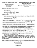 Đề thi tuyển sinh vào lớp 10 môn Toán năm 2024-2025 có đáp án - Sở GD&ĐT Hà Tĩnh