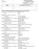 Đề thi giữa học kì 1 môn Hóa học lớp 9 năm 2022-2023 - Trường THCS Võ Trường Toản, Đồng Nai