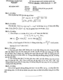 Đề thi chọn đội tuyển HSG dự thi quốc gia môn Toán 12 năm 2020-2021 - Sở GD&ĐT Bình Định