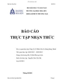 Báo cáo thực tập nhận thức: Công Ty Cổ Phần Đầu Tư Hưng Hưng Thịn