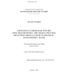 Luận văn Thạc sĩ Khoa học: Ảnh hưởng của chế độ ngập nước đến động thái thế ôxi hóa-khử, độ pH và phát thải mêtan ở đất trồng lúa thuộc xã Kim Chung, huyện Hoài Đức - Hà Nội