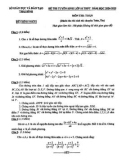Đề thi tuyển sinh vào lớp 10 môn Toán (chuyên) năm 2024-2025 có đáp án - Sở GD&ĐT Thái Bình