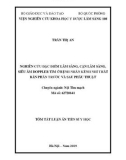 Tóm tắt luận án Tiến sĩ Y học: Nghiên cứu đặc điểm lâm sàng, cận lâm sàng, siêu âm Doppler tim ở bệnh nhân kênh nhĩ thất bán phần trước và sau phẫu thuật