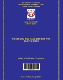 Luận văn Thạc sĩ Kỹ thuật điện tử: Nghiên cứu tiềm năng điện mặt trời đảo Phú Quốc