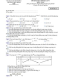 Đề KS thi THPT Quốc gia môn Toán năm 2018 lần 1 - THPT Đồng Đậu - Mã đề 157