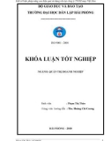 Luận văn: Một số biện pháp nâng cao hiệu quả sử dụng vốn tại công ty TNHH may Việt Hàn