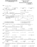 Đề thi thử THPTQG lần 4 năm học 2017-2018 môn Toán - Sở GD&ĐT Bắc Ninh - Mã đề 104