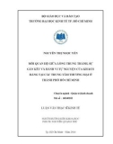 Luận văn Thạc sĩ Kinh tế: Mối quan hệ giữa lòng trung thành của khách hàng, sự gắn kết khách hàng và hành vi tự nguyện của khách hàng tại Trung tâm thương mại ở Thành phố Hồ Chí Minh