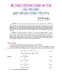 Báo cáo khoa học: áp dụng ph-ơng pháp Niu tơn giải gần đúng Bài toán dao động của ôtô