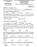 Đề thi chọn HSG cấp tỉnh môn Toán 12 năm 2018-2019 - Sở GD&ĐT Bắc Giang