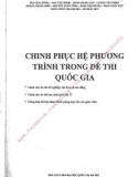 chinh phục hệ phương trình trong đề thi quốc gia